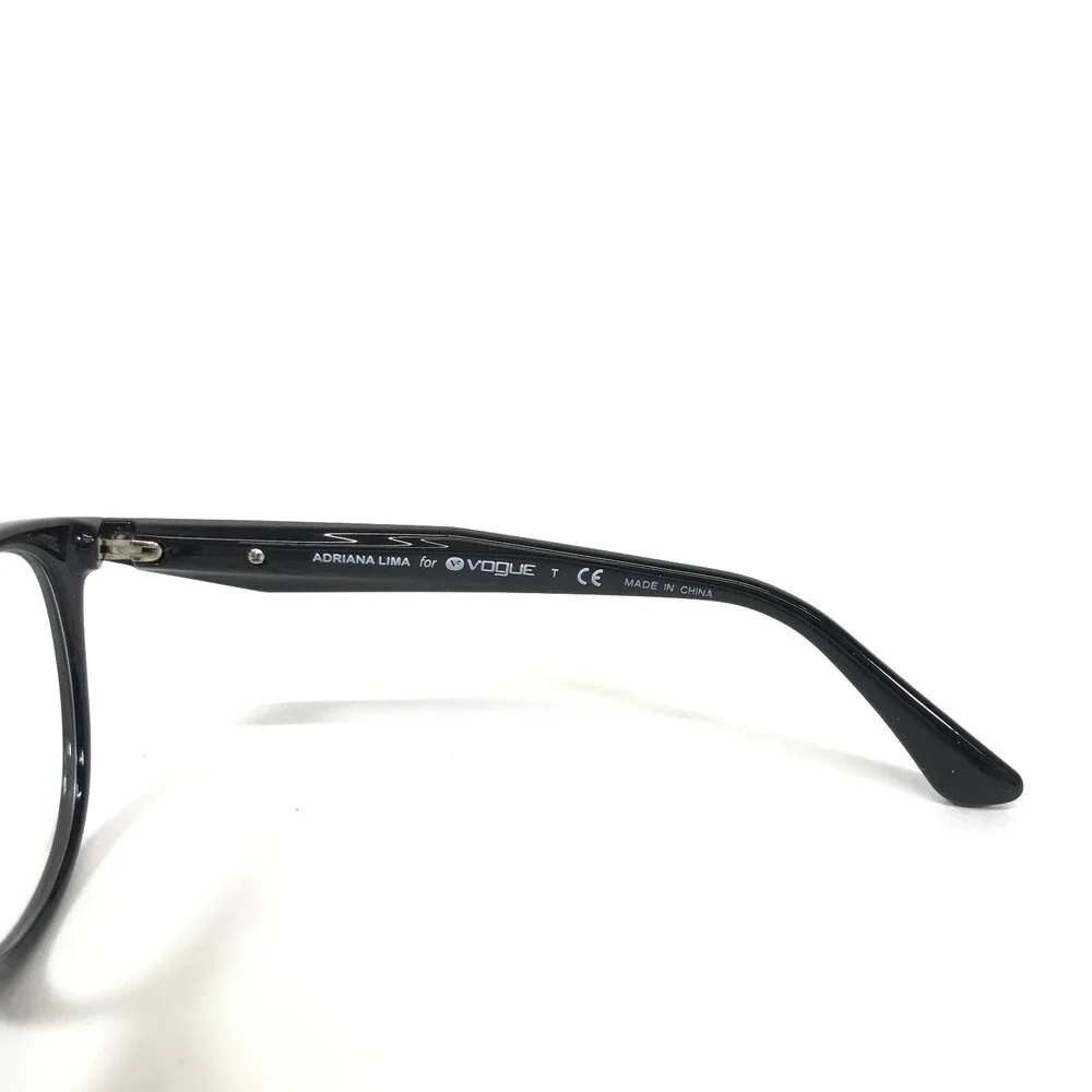 Vogue Eyeglasses Frames VO2988 W44 Black Round Cat Eye Full Rim 53-17-135